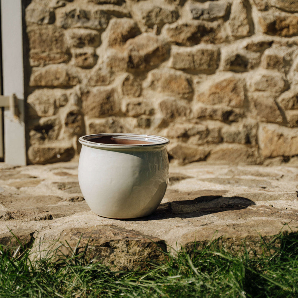 Vaso NEWTON 21x23cm crema