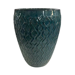 Pot PHENIX 32x40cm bleu pétrole