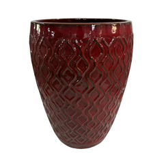 Pot PHENIX 32x40cm rouge impérial