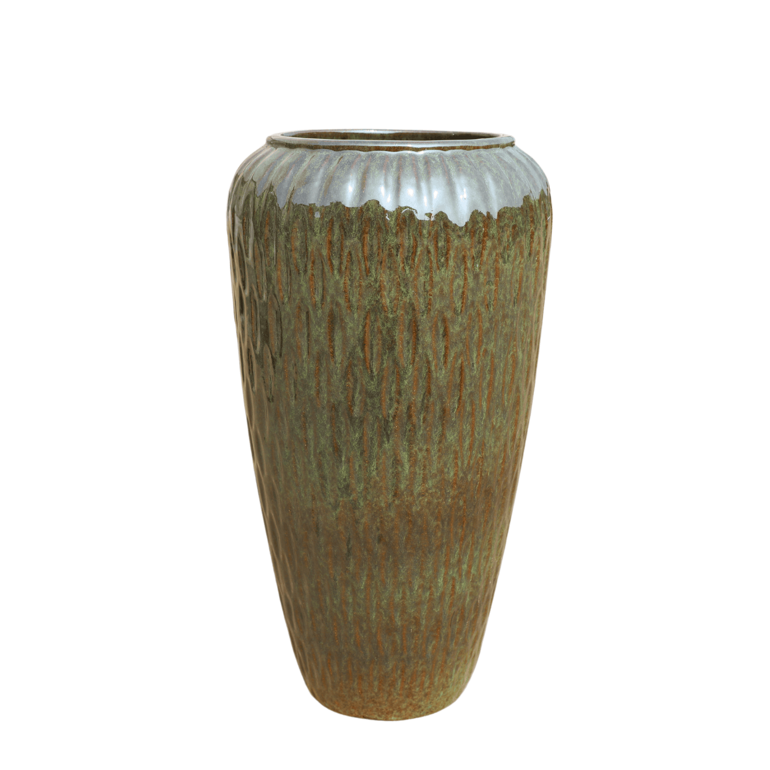 Pot POMPADOUR 30x57cm vert tropical Provencelia