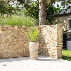 Pot POMPADOUR 36x69cm tigre blanc