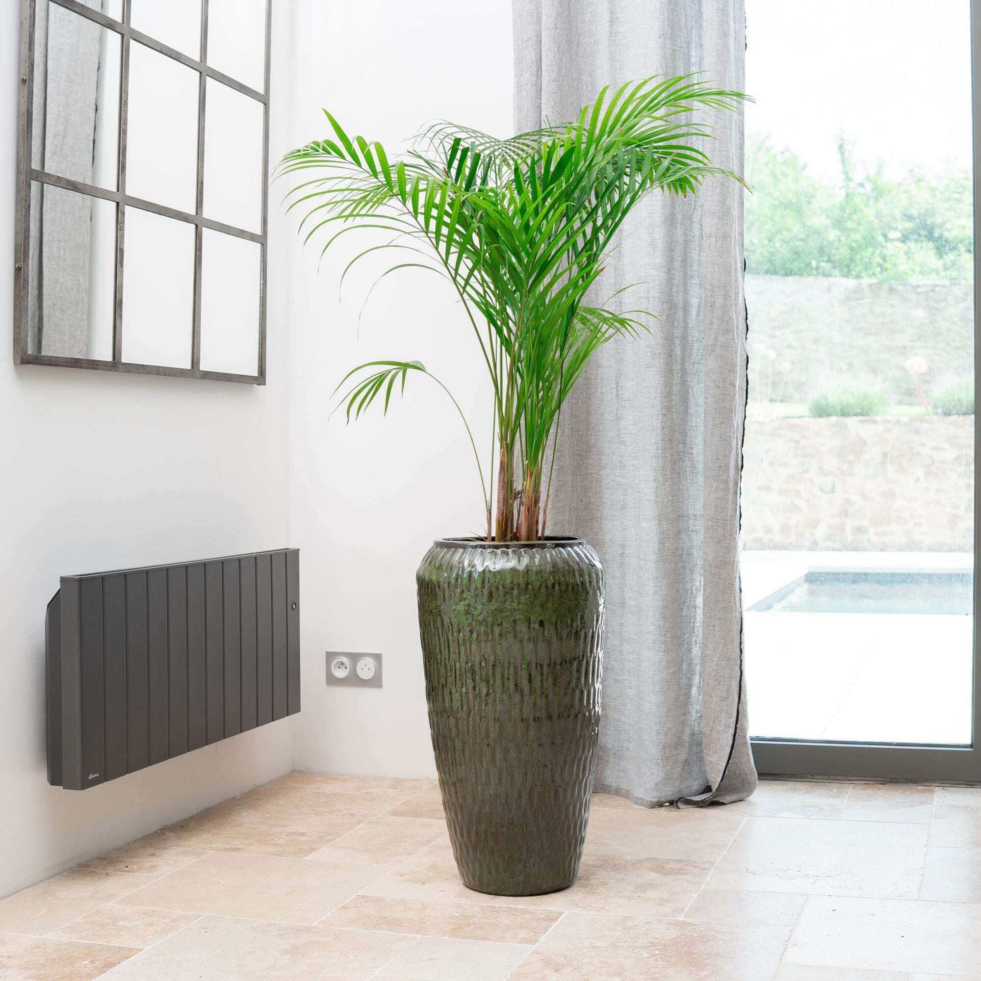 Pot POMPADOUR 47x90cm vert tropical Provencelia