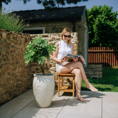 Vaso POSEIDON 36x52cm crema