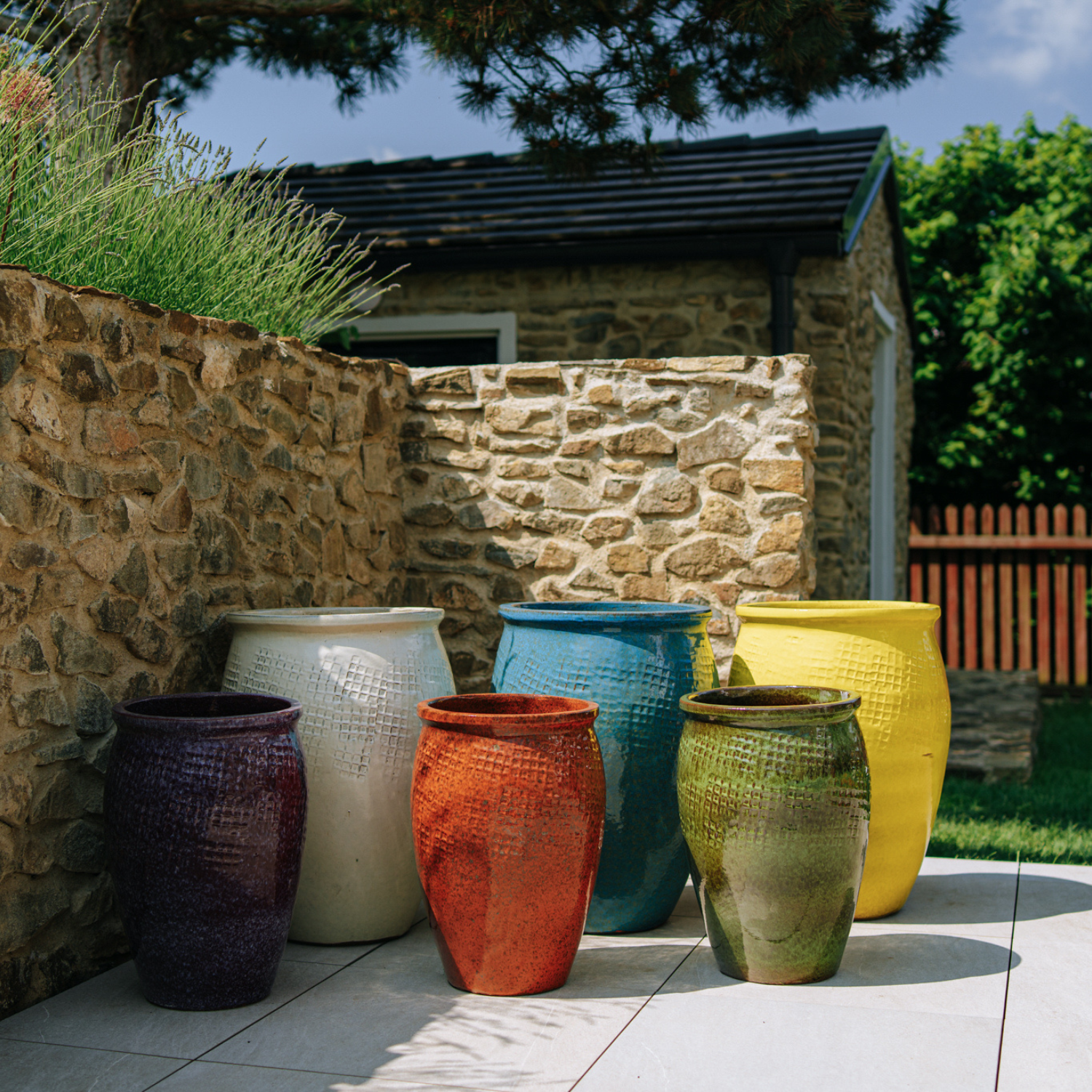 Pot POSEIDON 50x68cm rouille automnale Provencelia