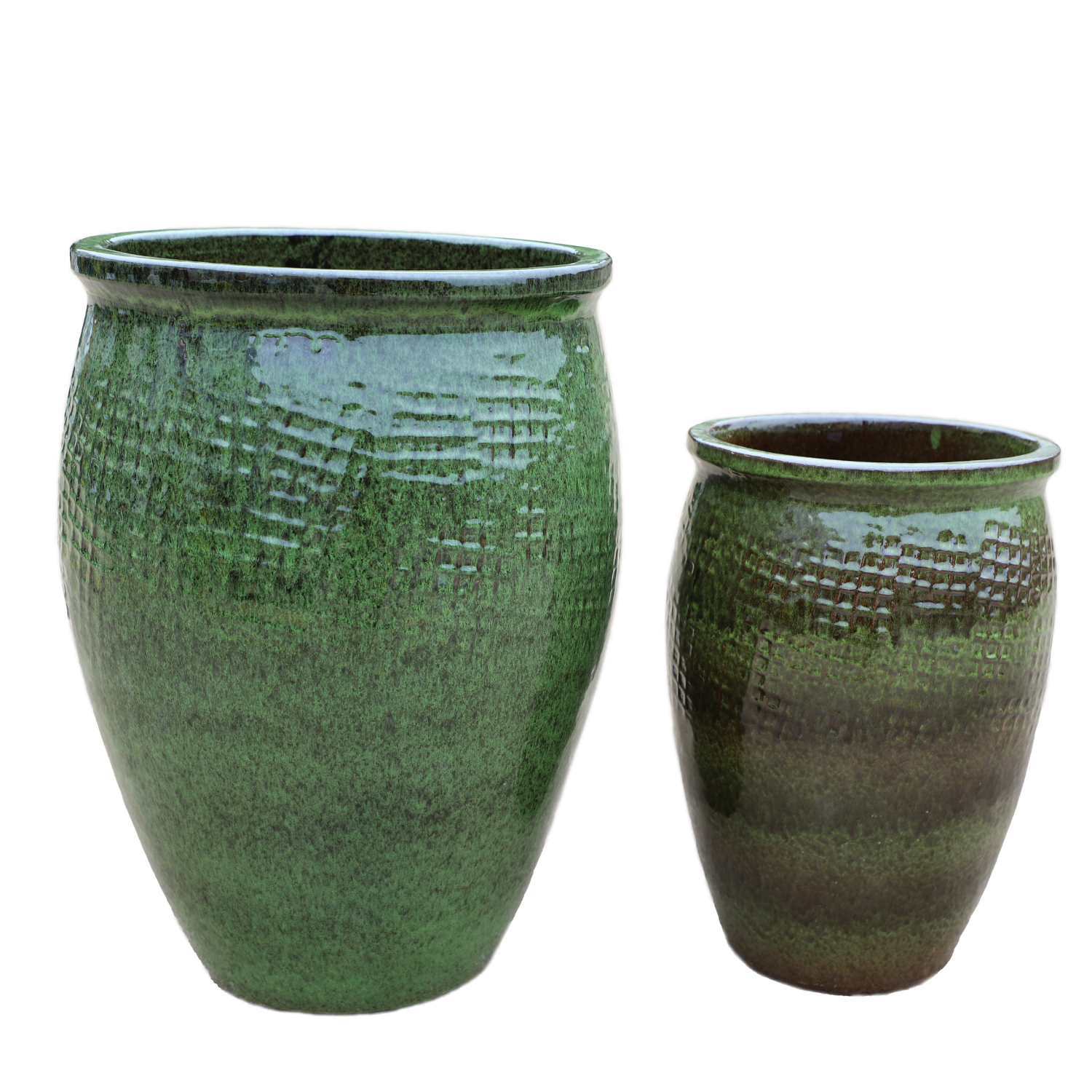 Pot POSEIDON 50x68cm vert tropical Provencelia