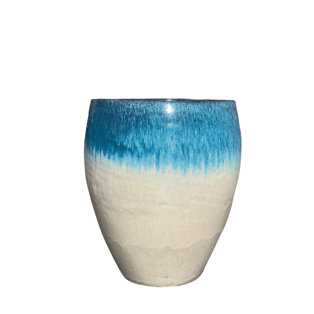 Vaso POSEIDON2 28x31cm cielo d'aprile