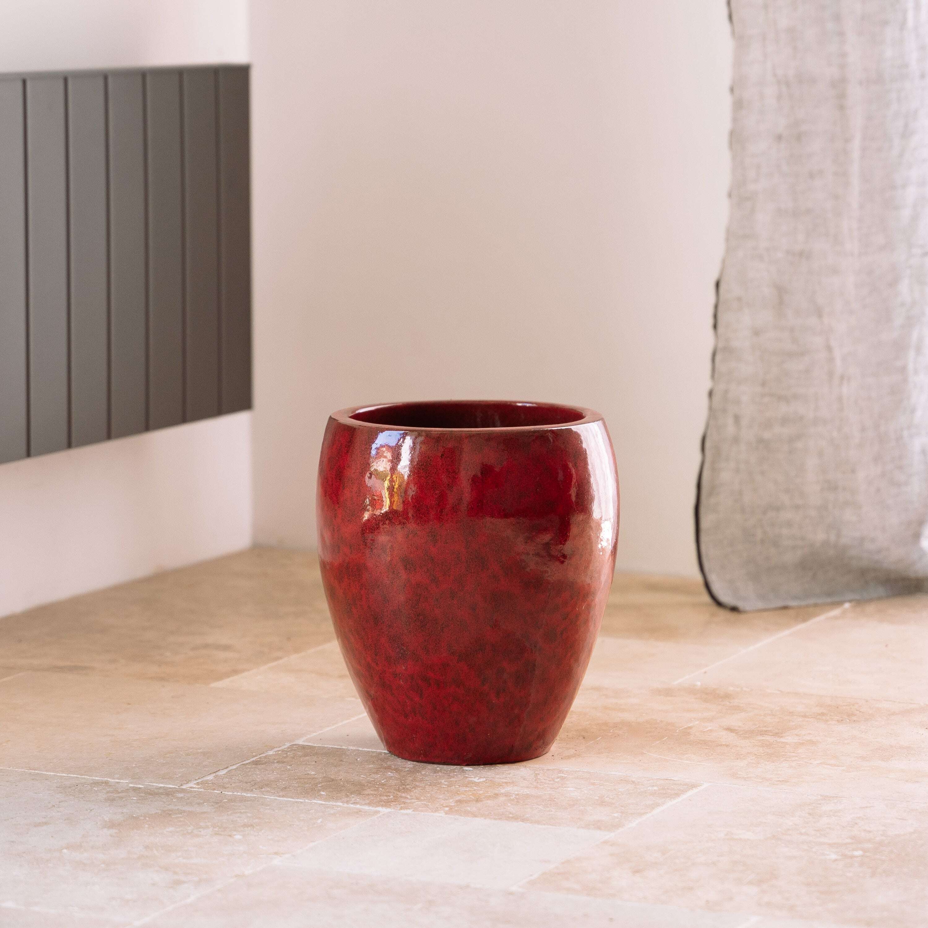 Pot POSEIDON2 36x43cm rouge tropical Provencelia