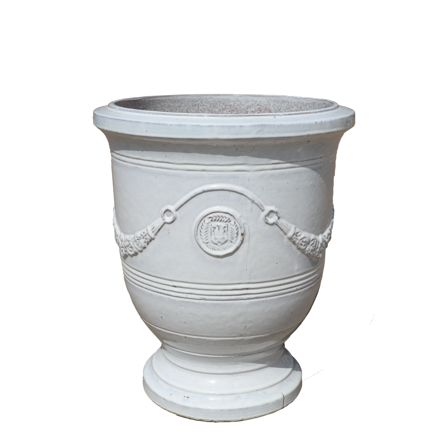 Pot RICHELIEU 35x42cm blanc Provencelia