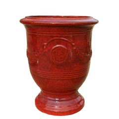 Vaso RICHELIEU 46x56cm rosso tropicale