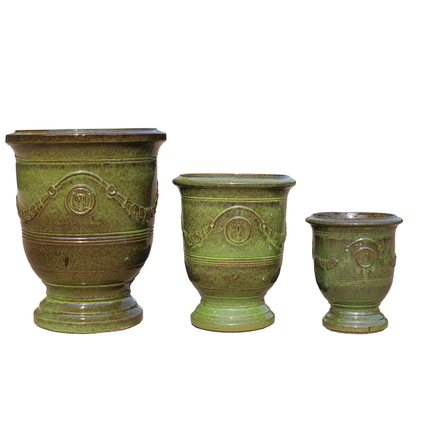 Pot RICHELIEU 46x56cm vert tropical Provencelia