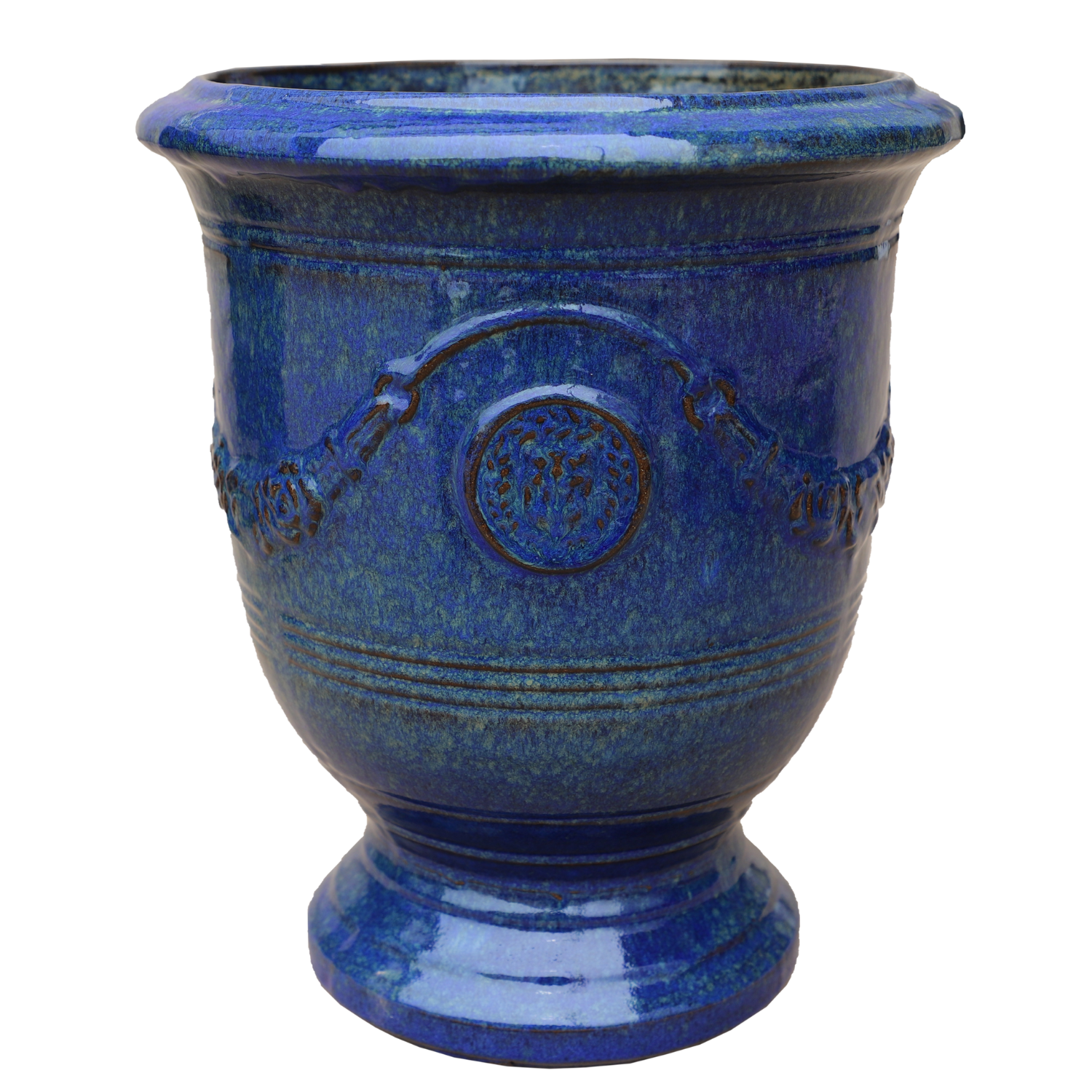 Pot RICHELIEU 58x70cm bleu outremer Provencelia