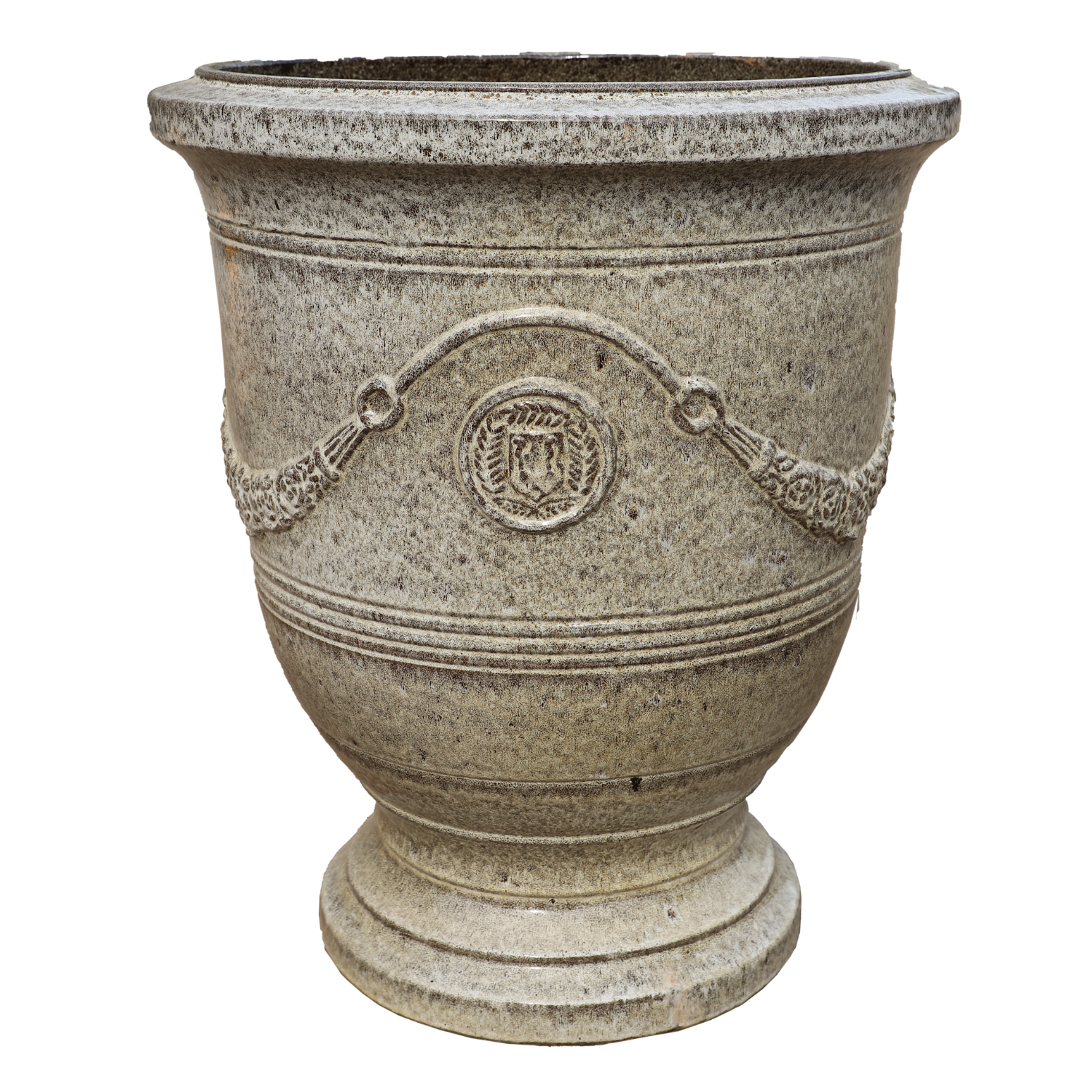 Pot RICHELIEU 58x70cm tigre blanc Provencelia