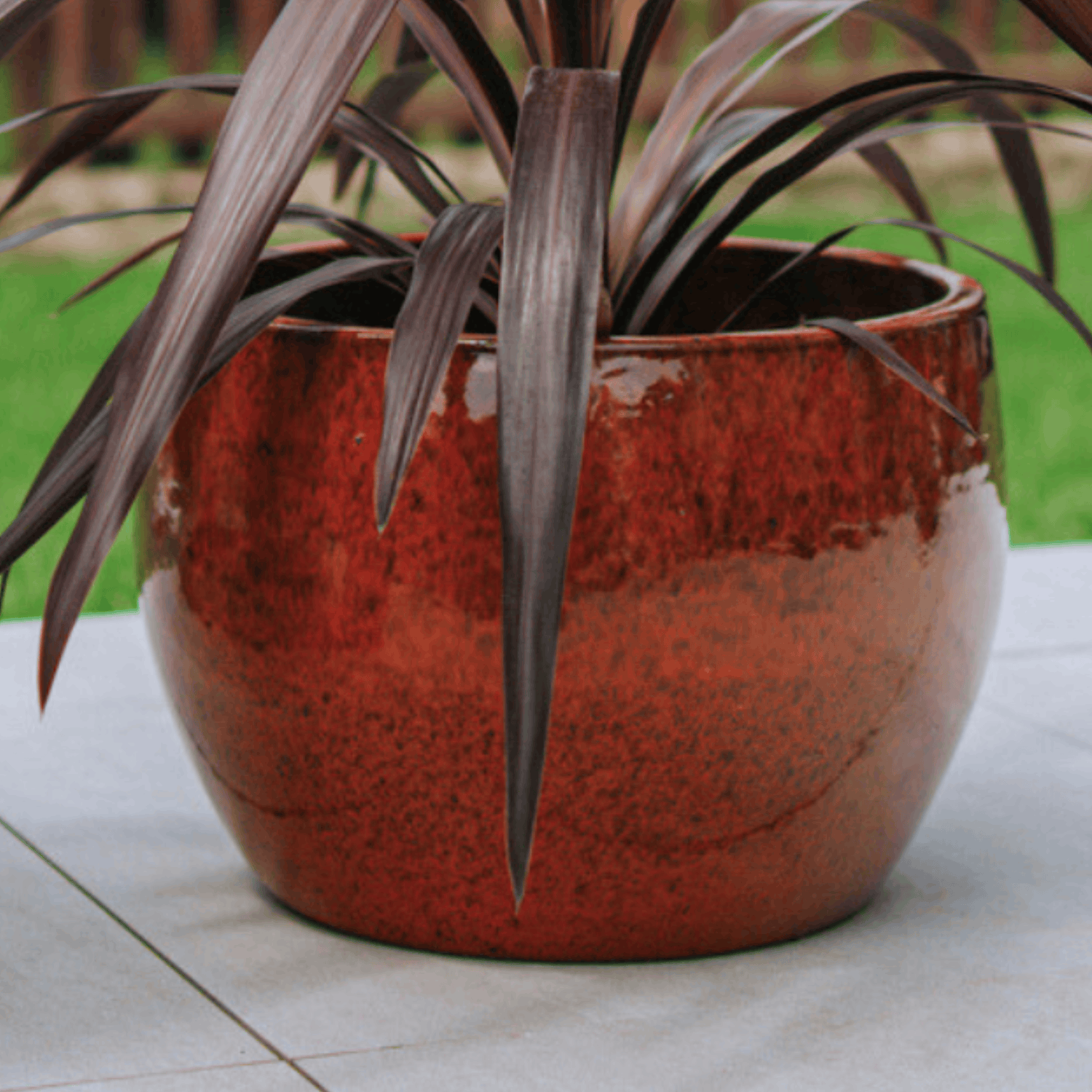 Pot ROMULUS 21x15cm orange tropical Provencelia