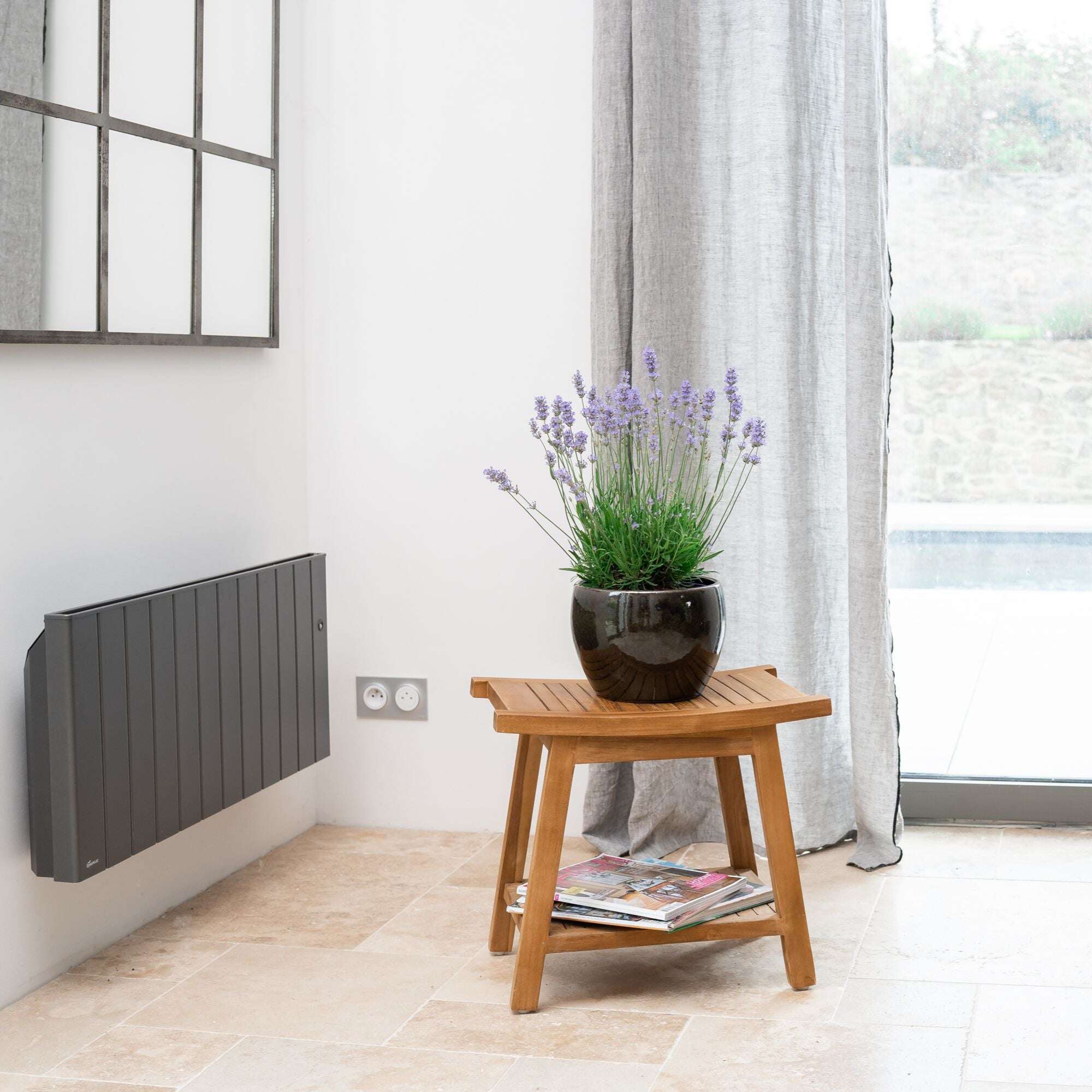 Pot ROMULUS 21x15cm vert tropical Provencelia