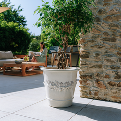 ROUSSEAU Pot 50x50cm cream