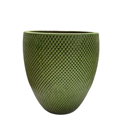 Pot SIGNAC 22x25cm vert pomme