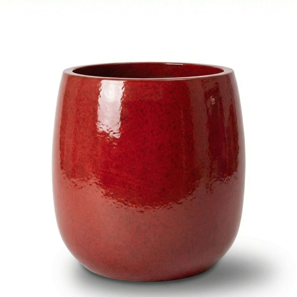 Plantenbak SOCRATE 32x33cm tropisch rood