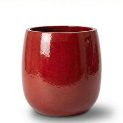 Pot SOCRATE 32x33cm tropisch rood