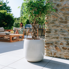 Pot SOCRATE 40x49cm crème