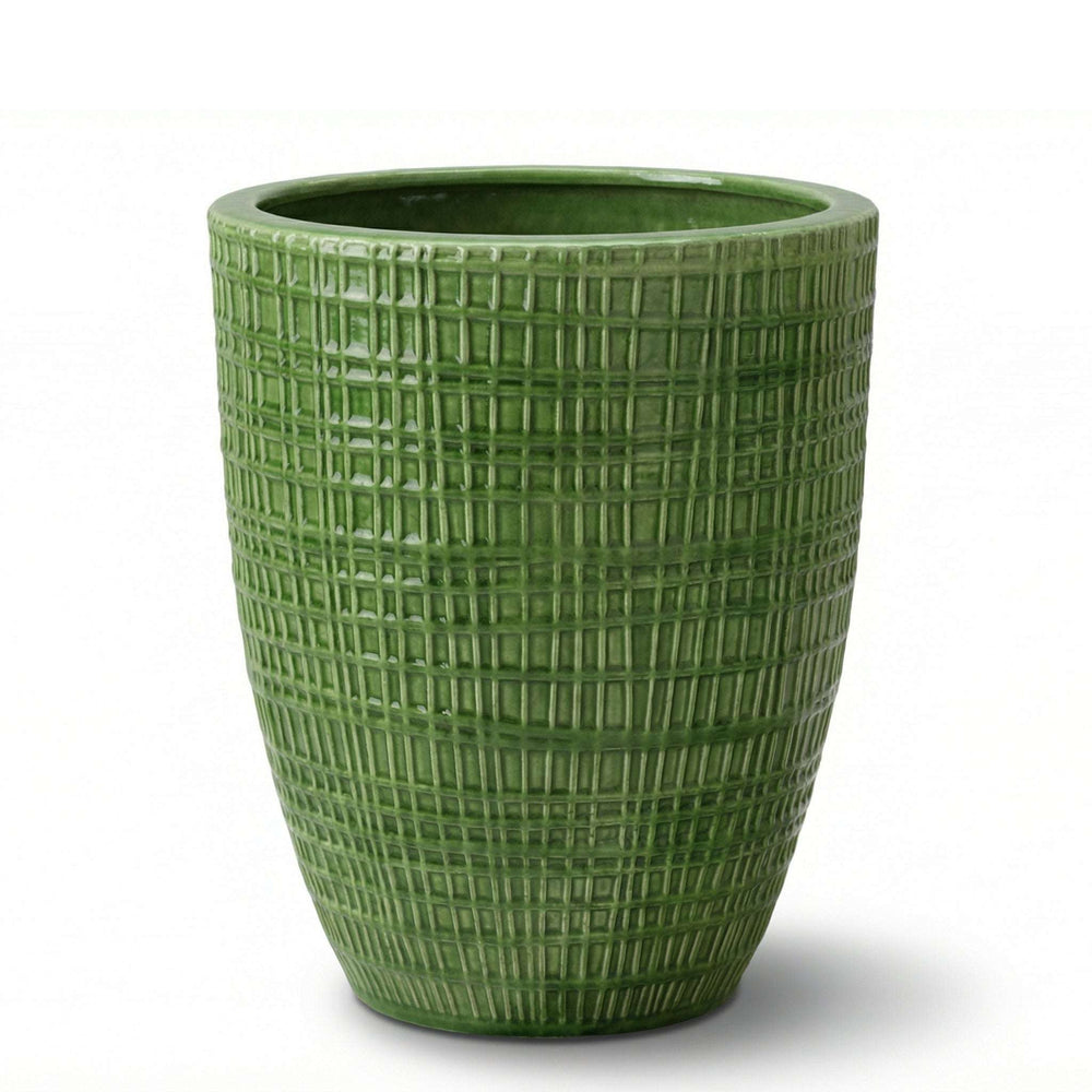 Pot VERNE 32x40cm vert pomme
