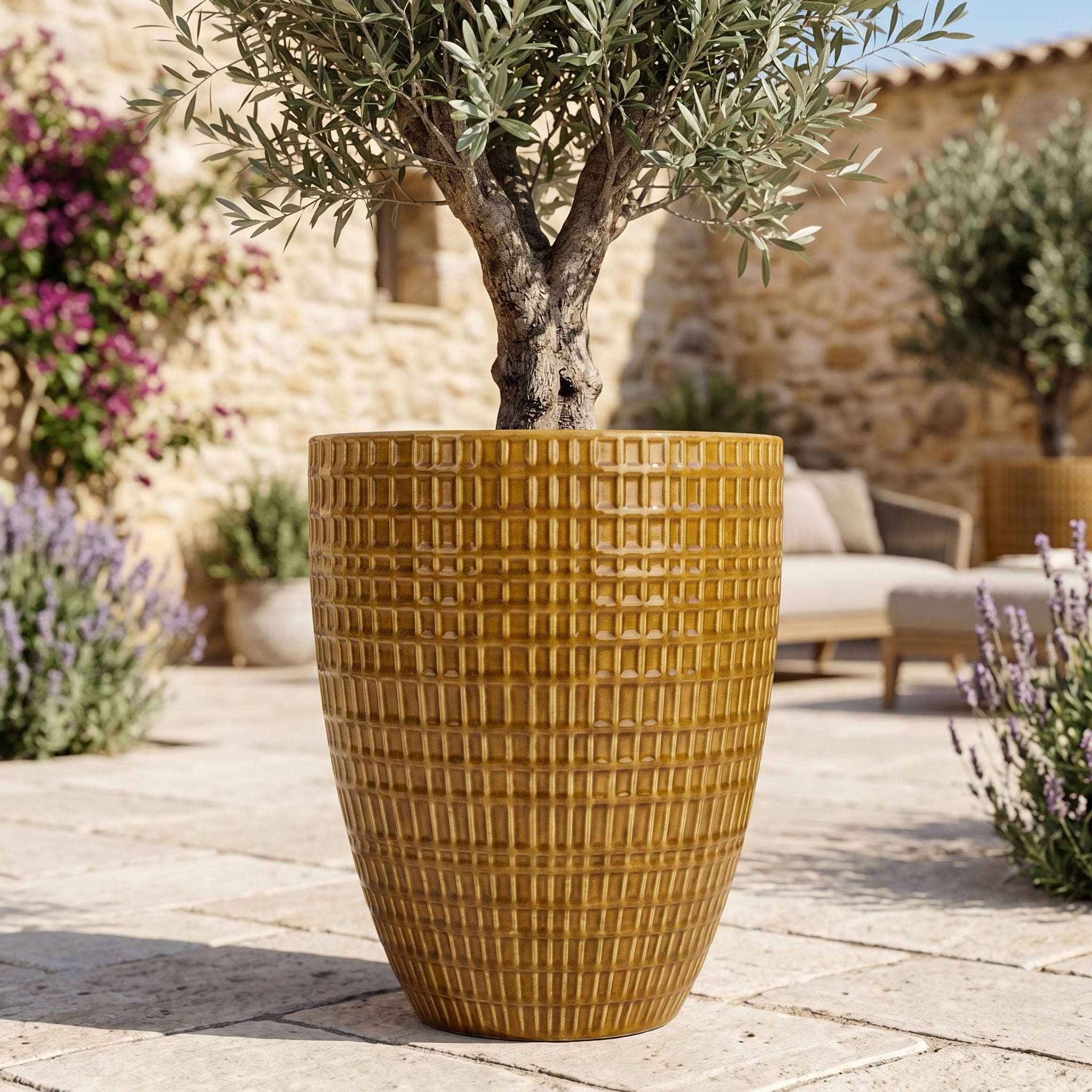 Pot VERNE 41x55cm miel Provencelia