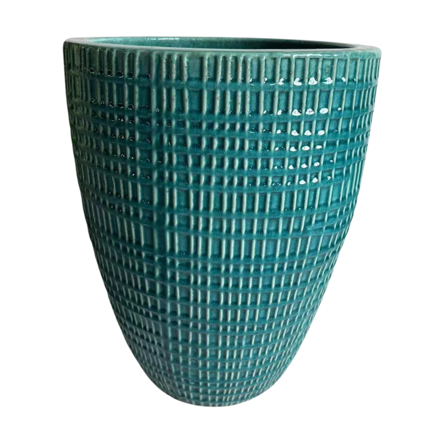 Pot VERNE 41x55cm turquoise Provencelia