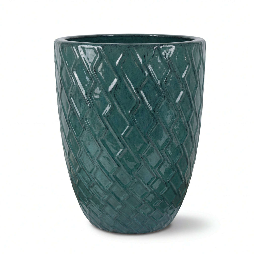 Vaso ZEUS 30x44cm nebbia di giada