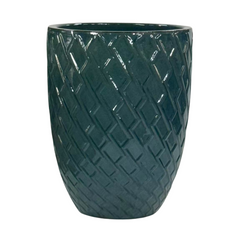 Pot ZEUS 32x40cm bleu pétrole