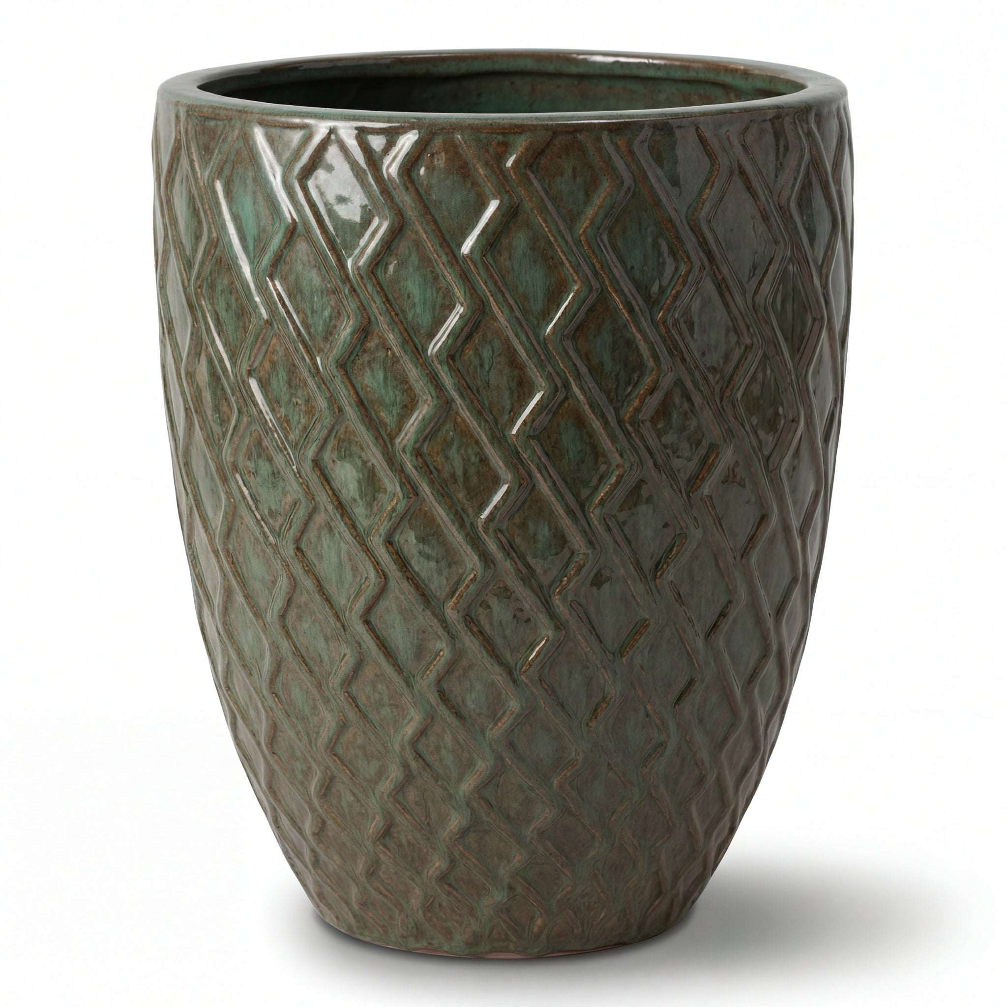 Pot ZEUS 42x54cm vert brumeux Provencelia