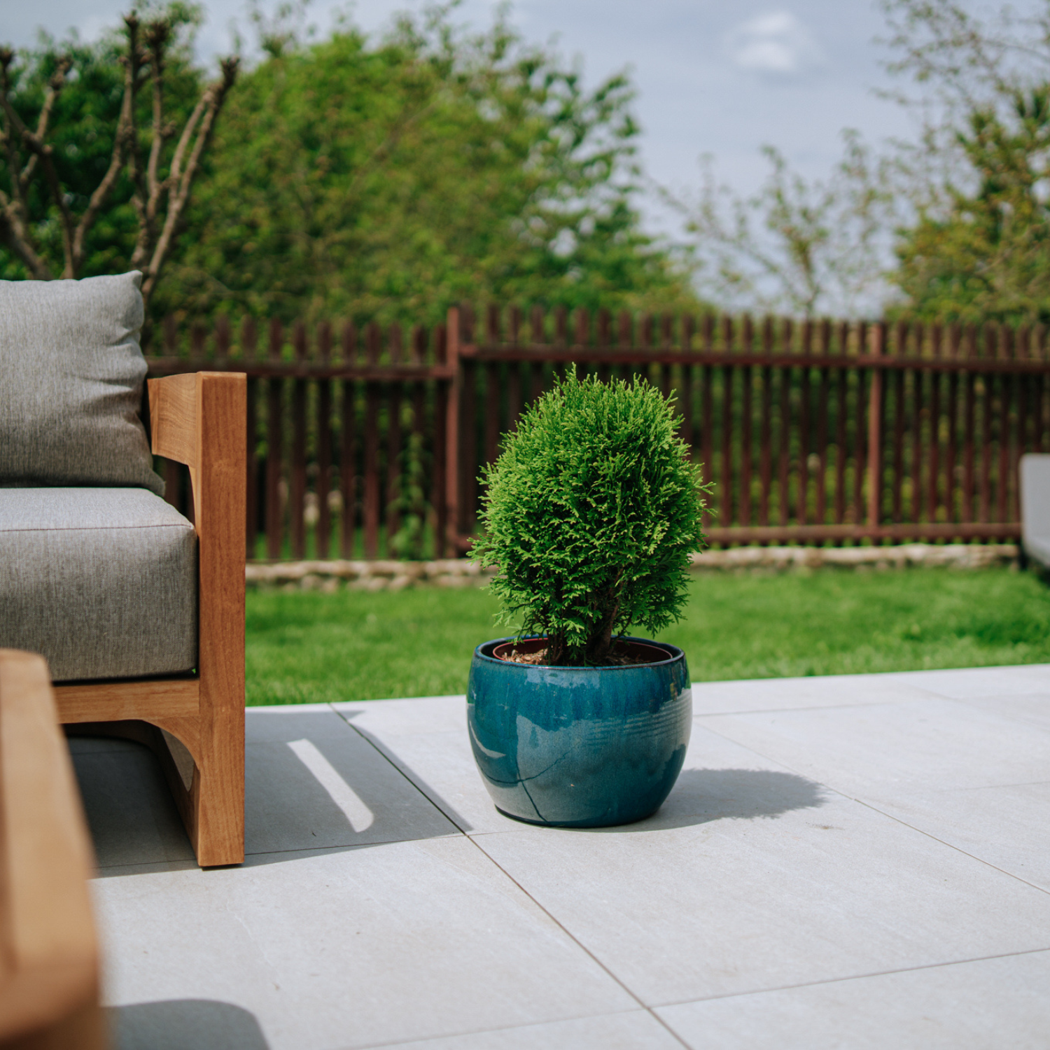 ROMULUS 31x23cm bleu azur Provencelia