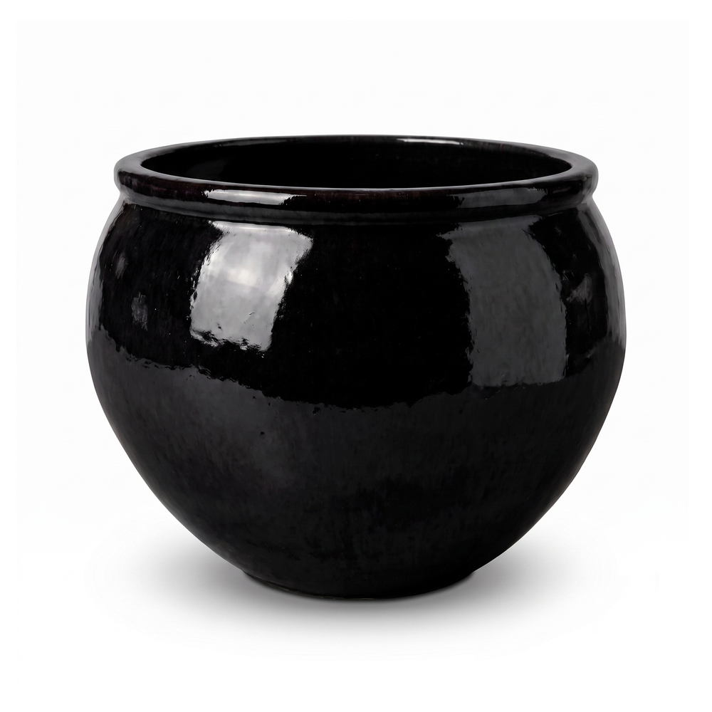 Planter LUTECE 53x43cm black