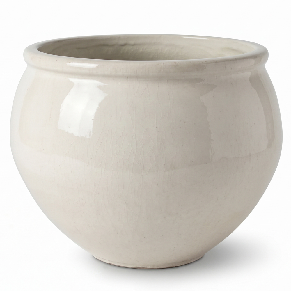 Planter LUTECE 86x64cm cream