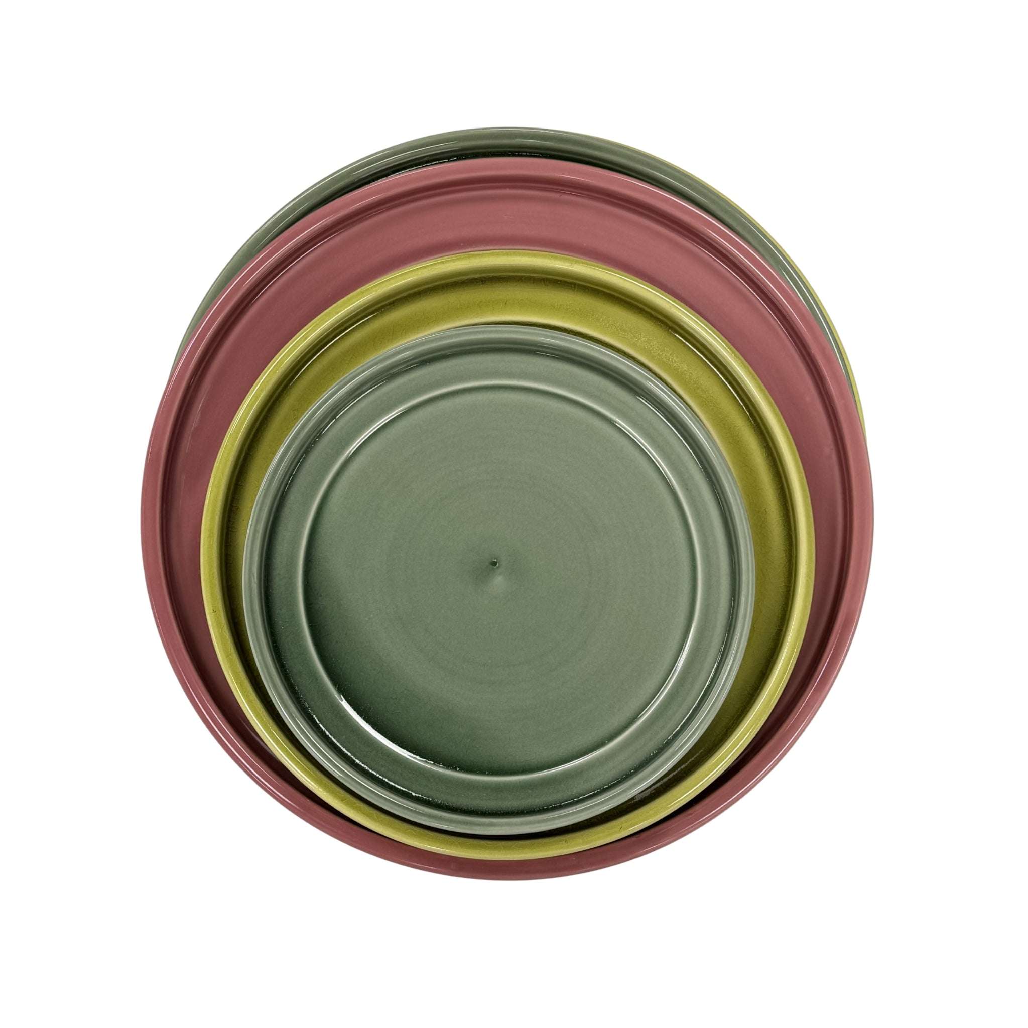 Soucoupe 42cm vert de gris Provencelia