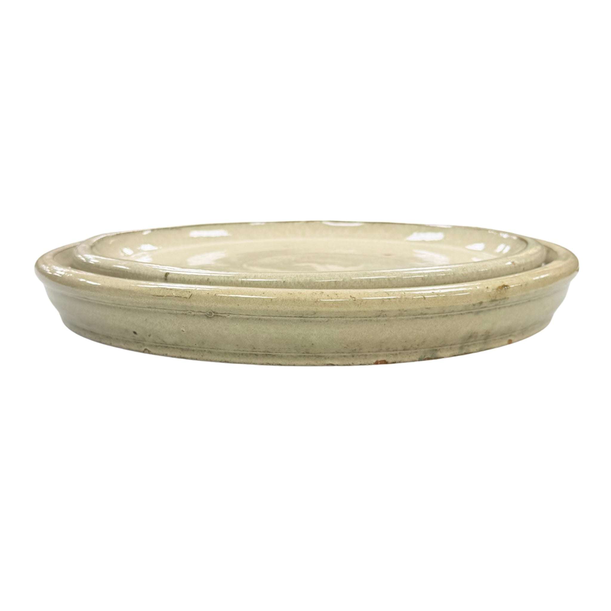 Soucoupe ronde 33cm crème Provencelia