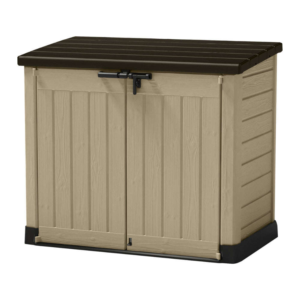 Store-It-Out Max Coffre de rangement 146x82x125cm, Beige / Brun Provencelia