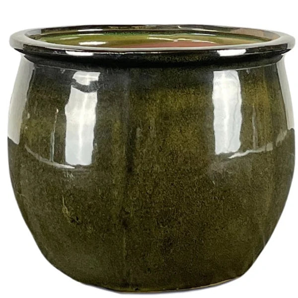 Pot NEWTON 55x46cm vert tropical